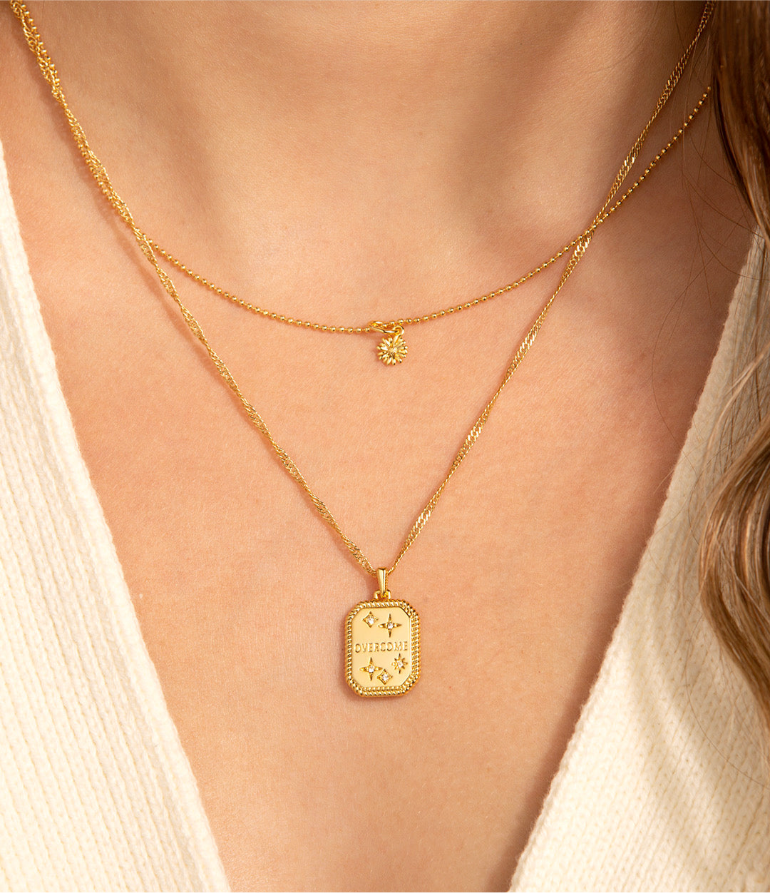 Origami Owl “Overcome” Necklace