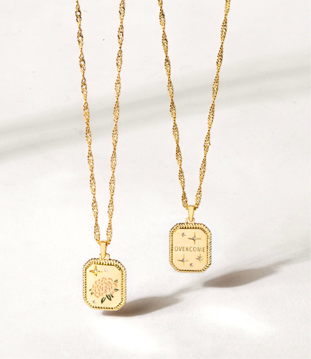 Origami Owl “Overcome” Necklace
