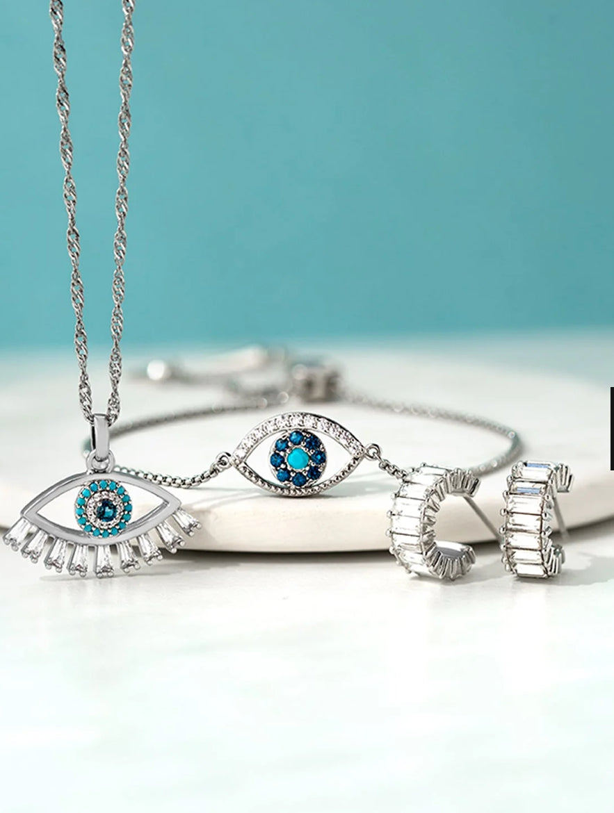 ORIGAMI OWL EVIL EYE BOLO BRACELET