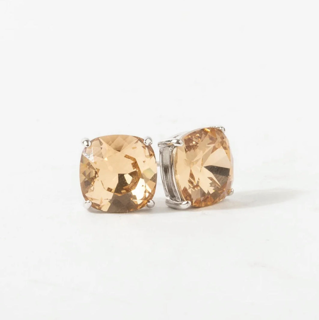 Origami Owl Golden Shadow Clara Stud Earrings